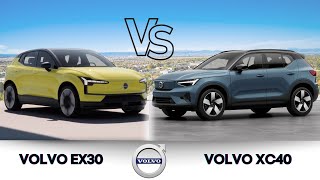 Volvo EX30 vs Volvo XC40 Recharge  Which EV Takes the Lead  Which Ride [upl. by Imrots503]