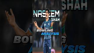 Naseem shah bowling action analysis ☄️ how Naseem swings a ball in both directions with max pace 🔥🥶 [upl. by Sanger]