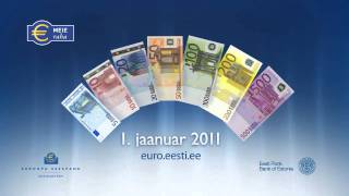 The euro in Estonia 1 jaanuar 2011  Eesti ühineb euroalaga [upl. by Alilahk865]