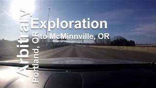 Portland Oregon to McMinnville Oregon [upl. by Keyser]