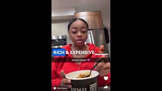 Skai Jackson Says Her Unborn Child Won’t Like Her Choice Of Dinner [upl. by Prud321]