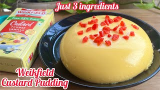 Weikfield Custard Powder Recipe  Weikfield Custard Pudding  Custard Pudding Recipe  Weikfield [upl. by Akeim]