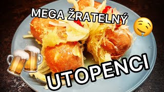 Utopenci v hořčičném nálevu s chilli cibulí a zelím [upl. by Herminia]