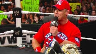 John Cena and CM Punks Undisputed Championship Match Contract Signing [upl. by Noirda]