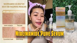 NIACINAMIDE PURE SERUM BENEFITS amp HOW TO APPLY [upl. by Ahsiniuq]