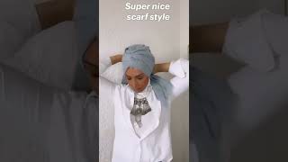 Simple Head Scarf Inspiration scarftutorial hewdwr headwrapstyle headwrapstyles [upl. by Primrosa]