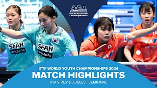 ParkYoo vs MendeTakamori  U19 GDSF  ITTF World Youth Championships 2024 [upl. by Strepphon341]