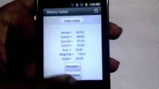 Ulasan Aplikasi Waktu Solat Untuk Android [upl. by Nicolai]