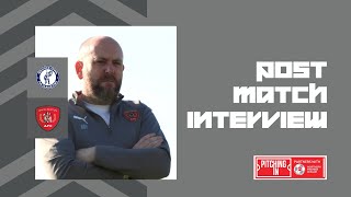 Matlock Town post match interview with the Reds manager Mark Fell [upl. by Oryaj]