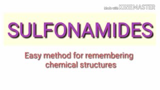 Sulfonamides chemical structures  medicinal chemistry [upl. by Larimer]