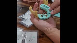 Izen implant How to impression on multi unit abutment MUA [upl. by Arakahs]