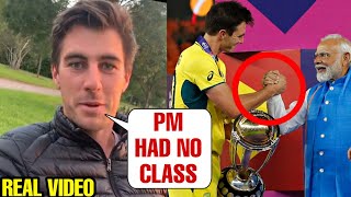 Pat Cummins Angry Reply to PM Narendra Modi About Trophy Ceremony of World Cup 2023 Final [upl. by Elstan]