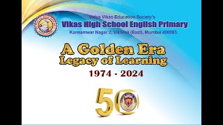 Vikas High School English Primary Golden Jubilee souvenir 202425 [upl. by Alesi]