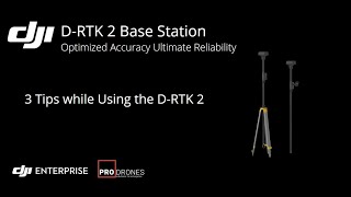 3 Tips while Using the DJI DRTK 2 Base Station [upl. by Trescott]