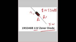 1n5348b zener diode ytshorts electroniccomponent [upl. by Noel]