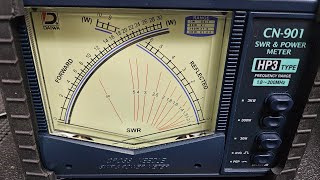 Testing a Daiwa CN901 HP3 SWR and Power Meter [upl. by Adnaloj507]