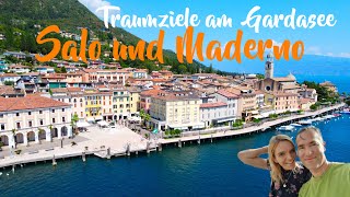 Gardasee Salo amp Toscolano Maderno Sehenswürdigkeiten Shopping Seepromenade Sightseeing Italien Seen [upl. by Einatirb]