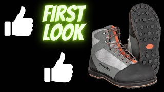 Simms Tributary Wading Boot  First Look Review [upl. by Oinotnanauj]