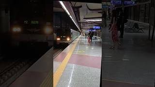 SOFIA METRO Trainset A12 Arrives At quotEuropean Unionquot Station [upl. by Amabelle]