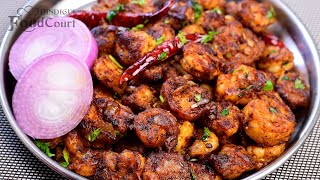 Prawn Fry Recipe Prawn Pepper Fry Prawn Varuval [upl. by Ayeka]