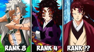 The Top 25 Strongest Characters in Demon Slayer Tanjiro Kokushibo Yoriichi [upl. by Jerold]