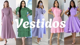 VESTIDOS ELEGANTES para EVENTOS 2025 HERMOSOS estilos [upl. by Alvina]