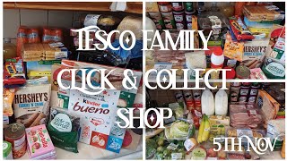 Tesco family of four click amp collect grocery shophaul  Main meal plan  Clubcard prices [upl. by Jerri]