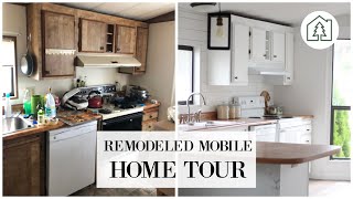 UNBELIEVABLE SINGLE WIDE MOBILE HOME RENOVATION  Before and After  Mobile Home Investing [upl. by Laenej]