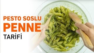 Pesto Soslu Makarna Nasıl Yapılır  Pesto Soslu Penne Tarifi [upl. by Morita236]