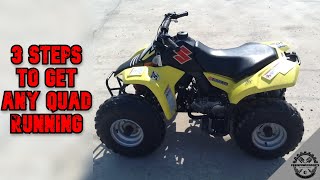 3 common reasons your Lt Suzuki quad will not start [upl. by Eletnahs]