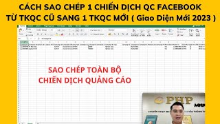 Hướng Dẫn Cách Sao Chép Một Chiến Dịch Quảng Cáo Facebook từ TKQC Cũ Sang Một TKQC Mới  Hải Tam Gia [upl. by Jerad937]