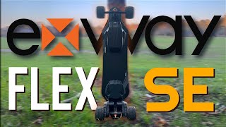 Exway Flex SE VS Flex  Premium Electric Skateboard with AllSeason Wheels [upl. by Pall]