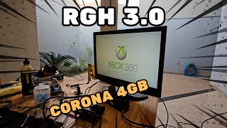 Como Fazer o Desbloqueio RGH em um Xbox 360 Corona 4GB [upl. by Oivalf]