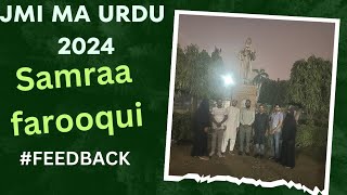 JAMIA MA URDU 2025SELECTED STUDENTS [upl. by Lippold12]