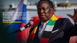 President Emmerson Mnangagwas 82nd birthday  Min of Primary and Secondary Education Message [upl. by Kaye]