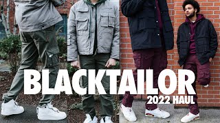 BLACKTAILOR CARGO PANTS HAUL 2022  2 OUTFITS How to Style [upl. by Aicele2]