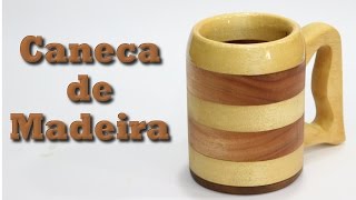 Caneca de Madeira com apenas Serra Ticotico e Furadeira [upl. by Idelson]