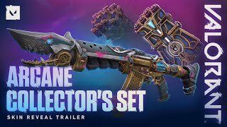 ARCANE SEASON 2 COLLECTOR’S SET  Skin Reveal Trailer  VALORANT [upl. by Helm]