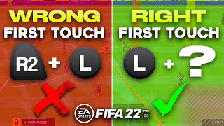 Fifa 22 Meta FIRST TOUCH Tutorial Easy And Effective TECHNIQUE How to take FIRST TOUCH [upl. by Aurita]