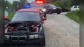 LS Swapped E36 ALMOST GOT IMPOUNDED FIRST DRIVE [upl. by Ahsenad903]