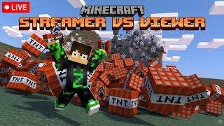 Minecraft TNT Game  Streamer VS Viewer  shorts minecraft [upl. by Nalro]