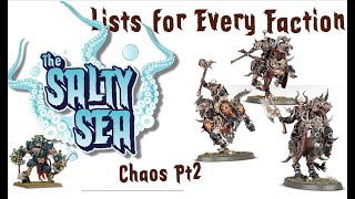 Warcry 20  Chaos pt2  Starter Lists for Every Faction [upl. by Atteirneh929]