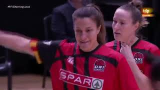 Baloncesto Copa de la Reina 2021 semi final 1 Spar Citylift Uni Girona vs Perfumerias Avenida [upl. by Neelyhtak]