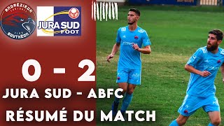 Résumé Jura Sud Foot  ABFC  J7 National 2  AndrézieuxBouthéon Fc [upl. by Avrit951]