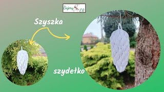 bajeryeliszydełkowanie Szyszka Ozdoba Na ChoinkęPinecone Christmas Tree Decoration Crochet Guide [upl. by Desirae]