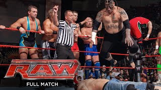 FULL MATCH  John Cena amp Randy Orton vs Raw roster – 17on2 Handicap Match Raw March 17 2008 [upl. by Aicenev133]