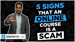 5 signs that an online course is a scam [upl. by Norene356]