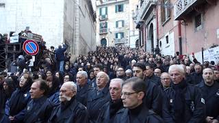 CAMPOBASSO 30032018  quot Teco Vorrei quot Processione Venerdi Santo [upl. by Lerrad]