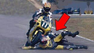 30 Motorcycle Racing Moments Youll Want To Forget [upl. by Agnizn]