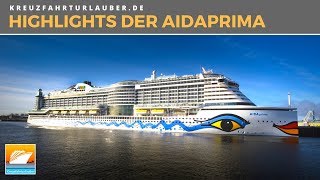 Die Highlights von AIDAprima im Rundgang AIDAperla [upl. by Akimehs]